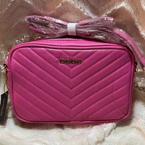 Bebe Tyler Camera Crossbody purse bag NWT